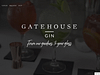 Image of Gatehouse Gin Homepage