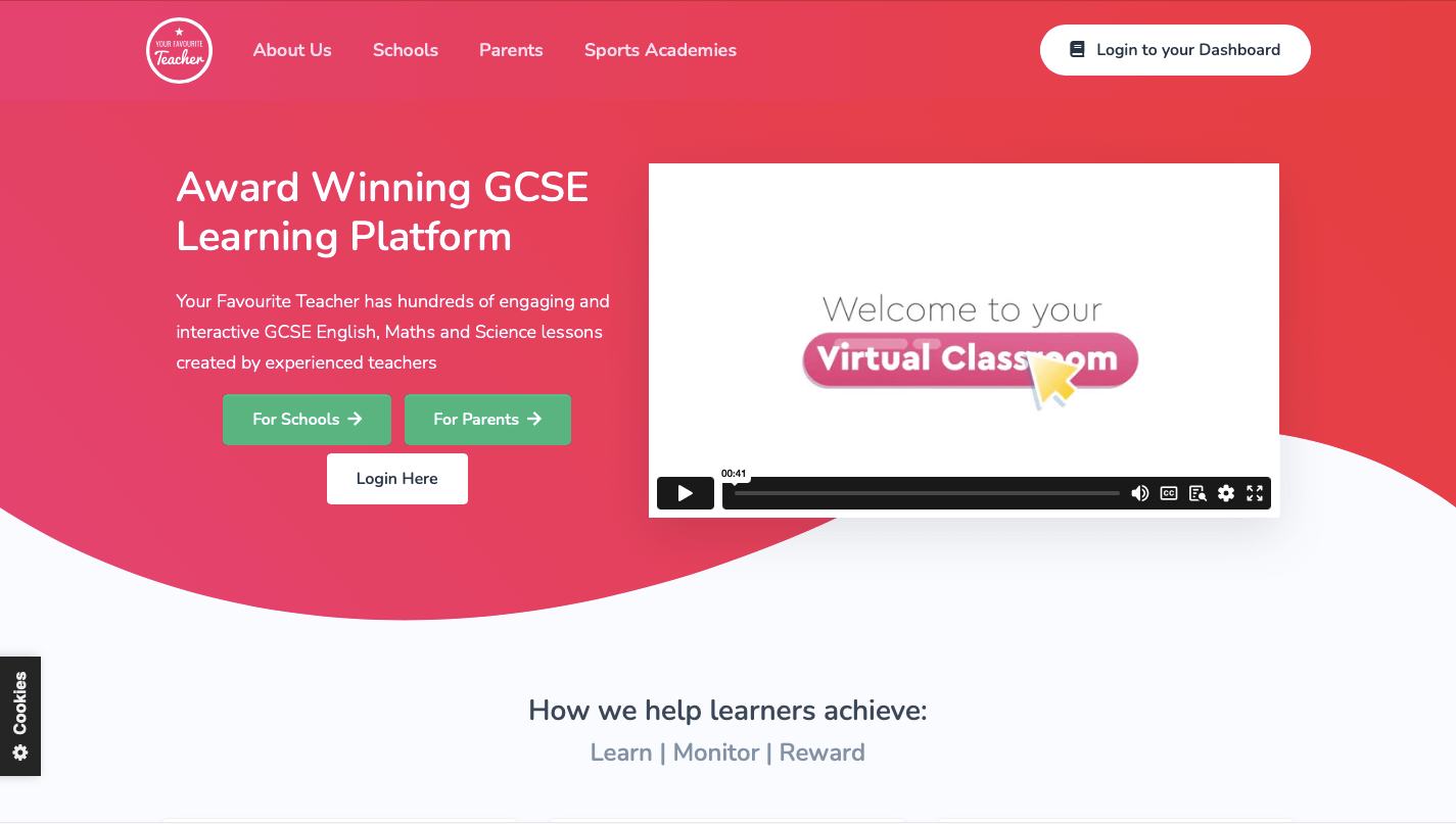 Image of Your Favourite Teacher Homepage