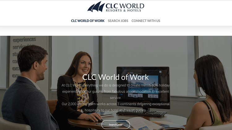 Image of CLC World Careers Homepage